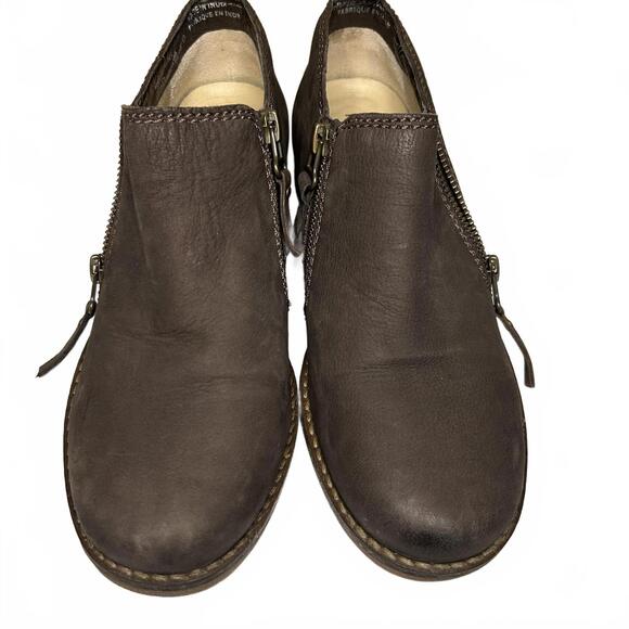 Hush Puppies Suede ankle boot mazin cayto brown Nubuck US 7.5 medium - Picture 6 of 6